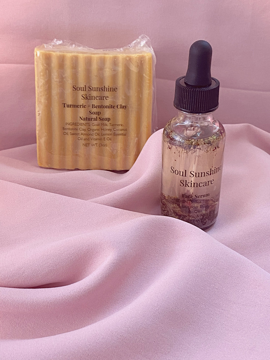 Face  Serum + Turmeric Bentonite Clay Bundle